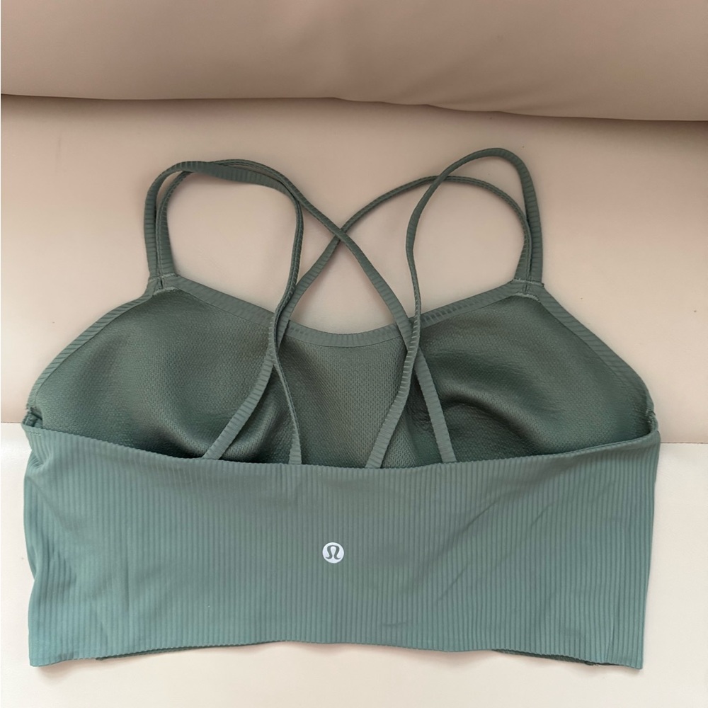 lululemon athletica Olive Strappy Sports Bra